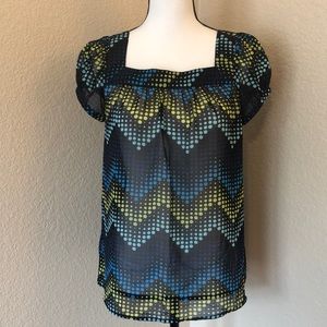 Ann Taylor Polka Dot Blouse